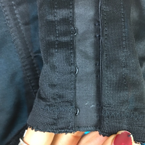 Vintage blue lace corset lingerie w/garter straps - Picture 12 of 12